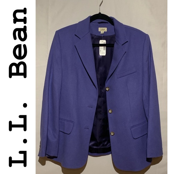 L.L. Bean Jackets & Blazers - NWT! L.L. Bean Petite Wool Cashmere Blazer